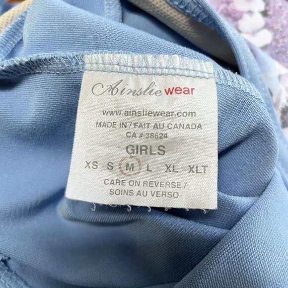 Blue Floral Leotard - Picture 5 of 6